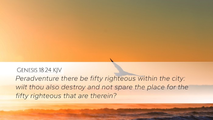 Genesis 18:24 Bible Commentary