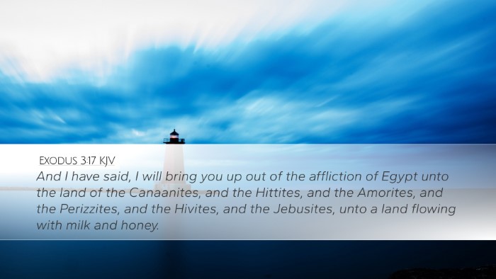 Exodus 3:17 Bible Commentary