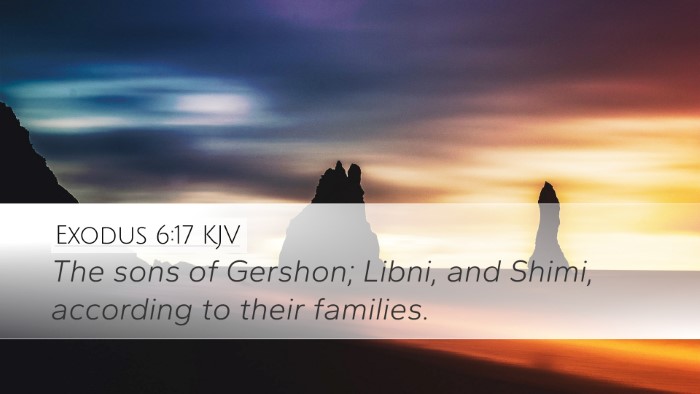 Exodus 6:17 Bible Commentary