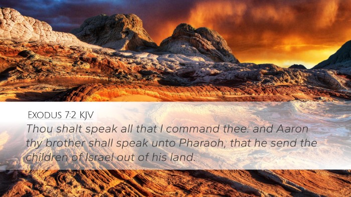 Exodus 7:2 Bible Commentary