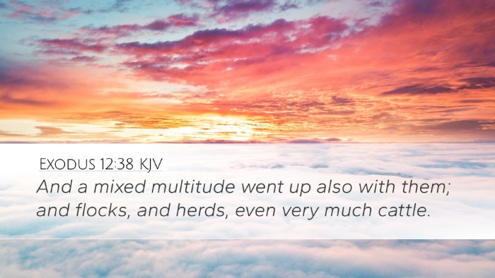 Exodus 12:38 Bible Commentary