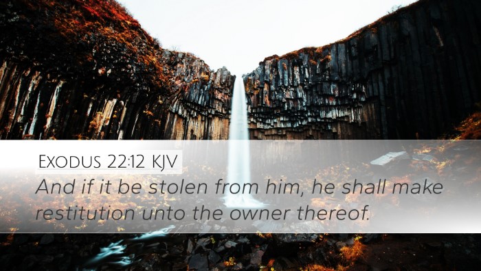 Exodus 22:12 Bible Commentary