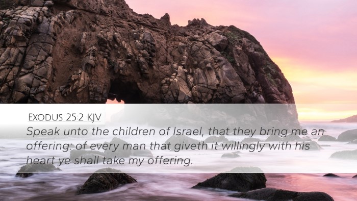 Exodus 25:2 Bible Commentary