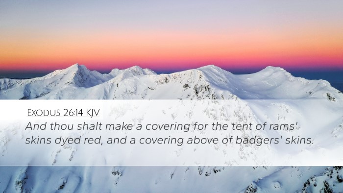 Exodus 26:14 Bible Commentary