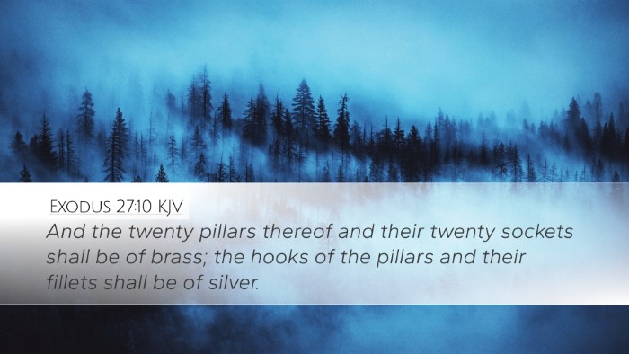 Exodus 27:10 Bible Commentary