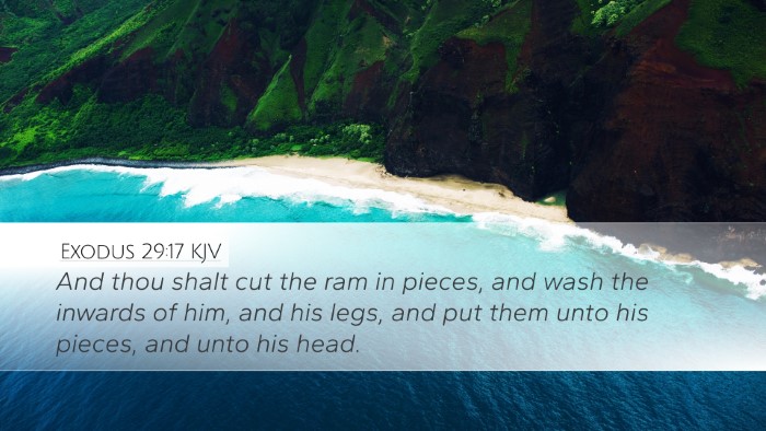 Exodus 29:17 Bible Commentary