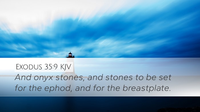 Exodus 35:9 Bible Commentary