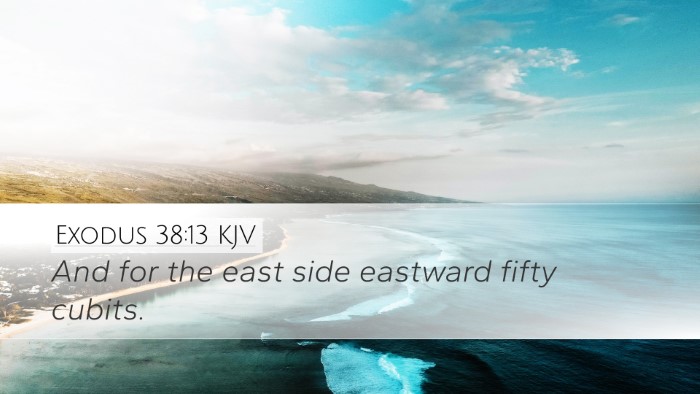 Exodus 38:13 Bible Commentary