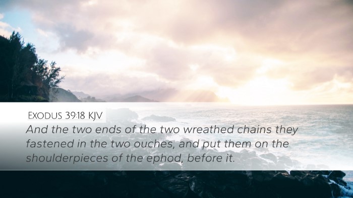 Exodus 39:18 Bible Commentary