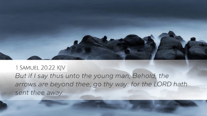 1 Samuel 20:22 Bible Commentary