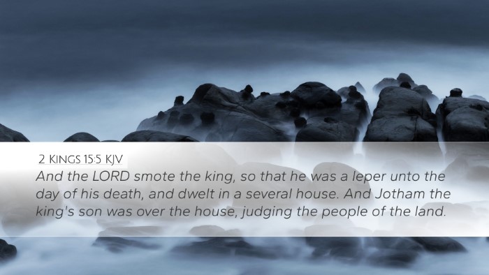 2 Kings 15:5 Bible Commentary