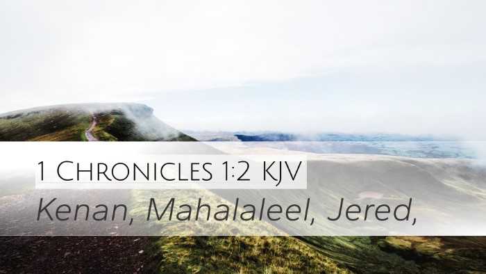 1 Chronicles 1:2 Bible Commentary