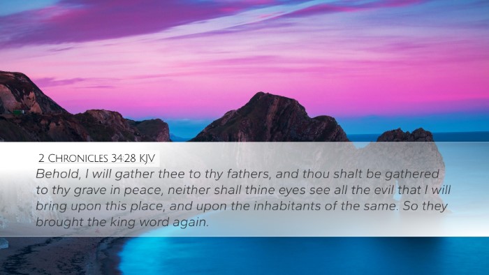 2 Chronicles 34:28 Bible Commentary