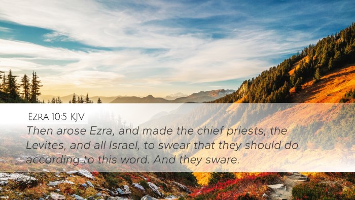 Ezra 10:5 Bible Commentary