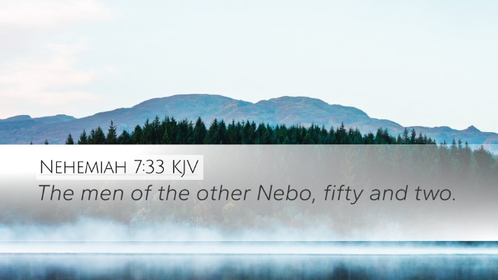 Nehemiah 7:33 Bible Commentary