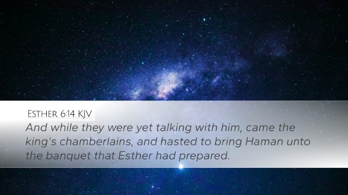 Esther 6:14 Bible Commentary