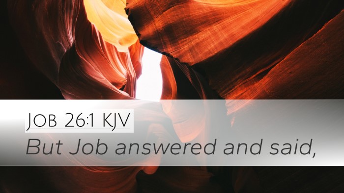 Job 26:1 Bible Commentary