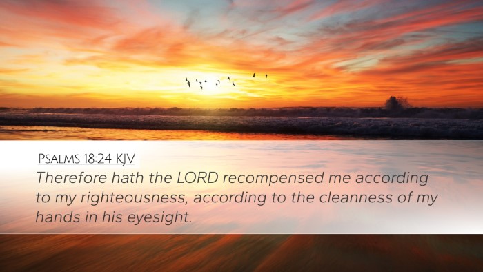 Psalms 18:24 Bible Commentary