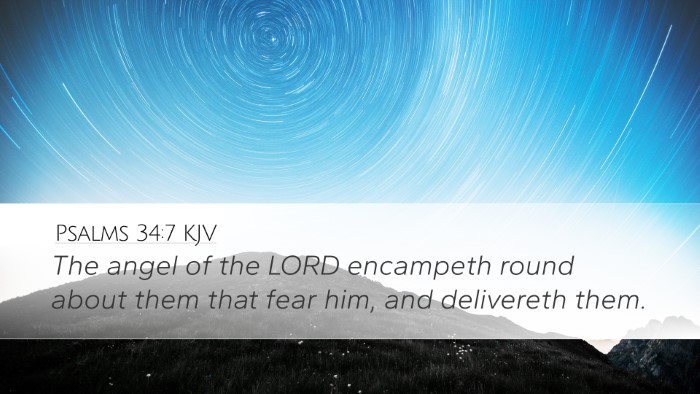 Psalms 34:7 Bible Commentary