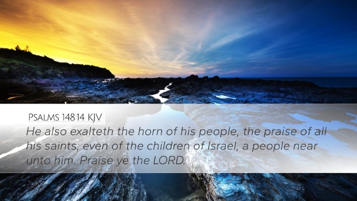 Psalms 148:14 Bible Commentary