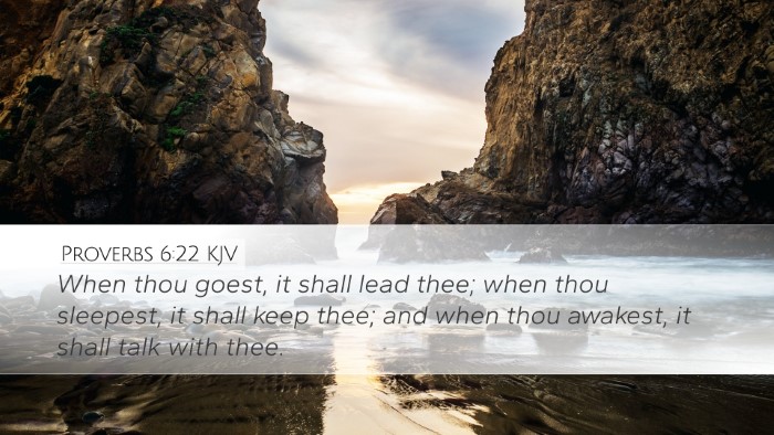 Proverbs 6:22 Bible Commentary