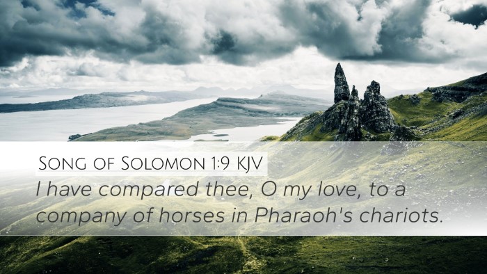 Song of Solomon 1:9 Bible Commentary