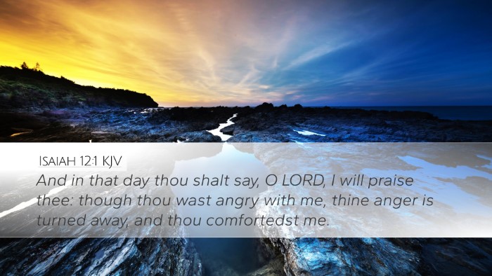 Isaiah 12:1 Bible Commentary