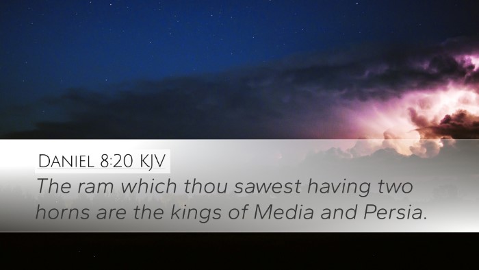 Daniel 8:20 Bible Commentary