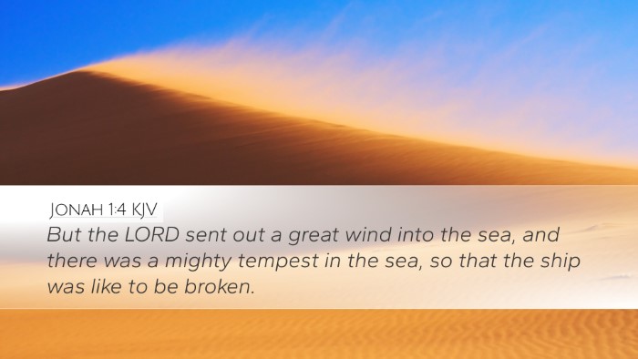 Jonah 1:4 Bible Commentary