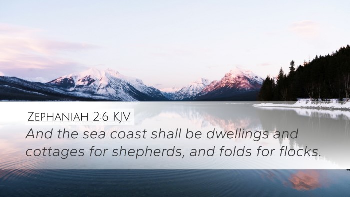 Zephaniah 2:6 Bible Commentary