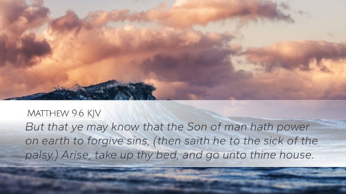 Matthew 9:6 Bible Commentary