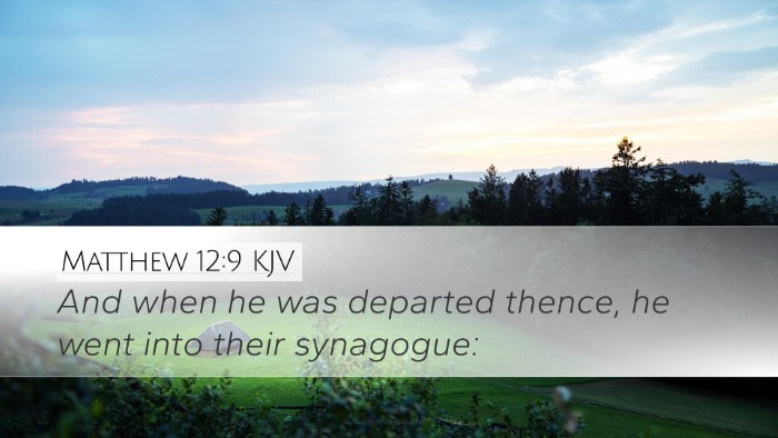 Matthew 12:9 Bible Commentary