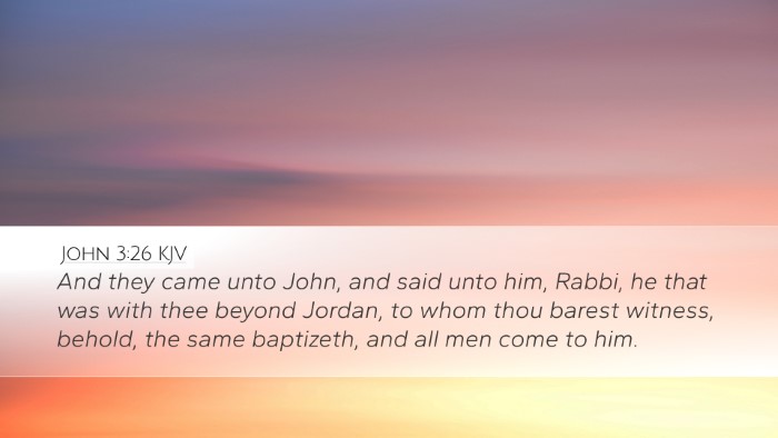 John 3:26 Bible Commentary