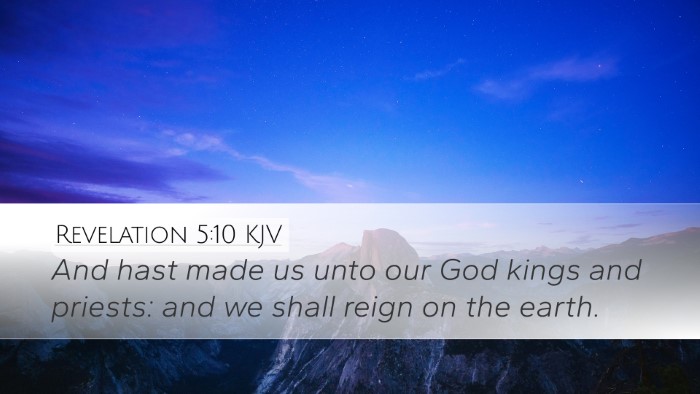 Revelation 5:10 Bible Commentary