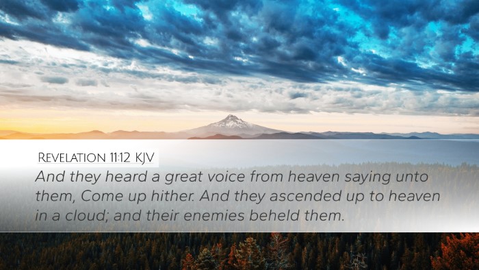 Revelation 11:12 Bible Commentary